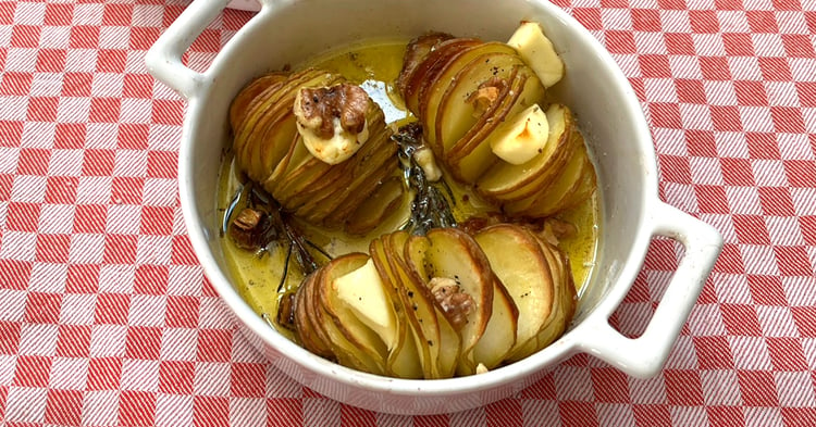 新じゃがいものオーブン焼き完成