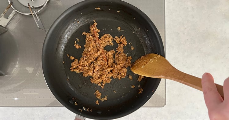 れんこんのキーマカレーのつくりかた