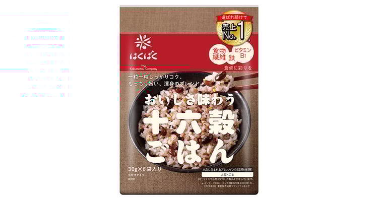 いつものご飯に香ばしさと食感、栄養をプラス「おいしさ味わう十六穀ごはん」