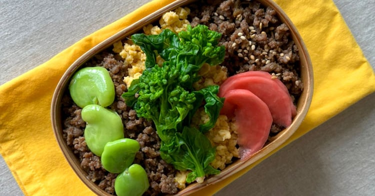 2色そぼろ弁当
