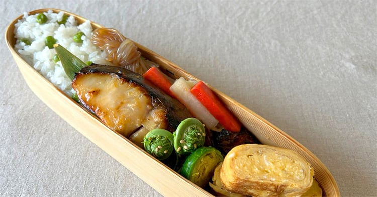 自家製味噌床の鰆漬け弁当